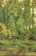 Ivan Shishkin Approaching Autumn France oil painting artist